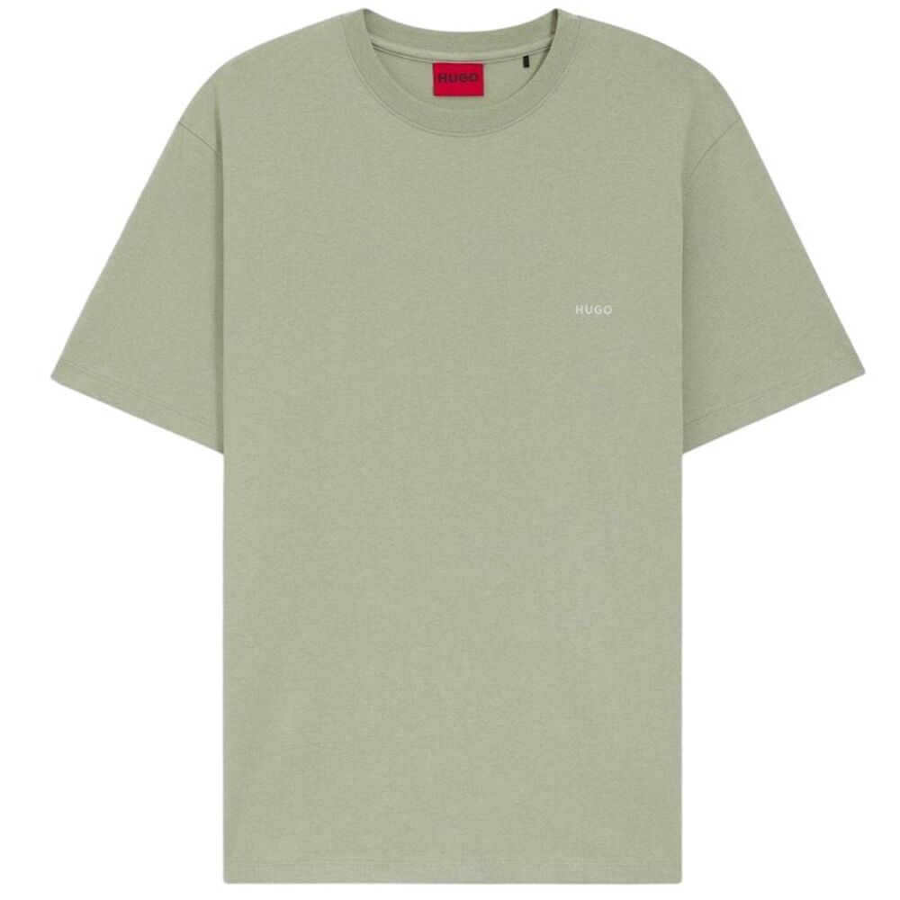 Hugo Boss Mens Cotton Short-Sleeved T-Shirt / Pastel Green